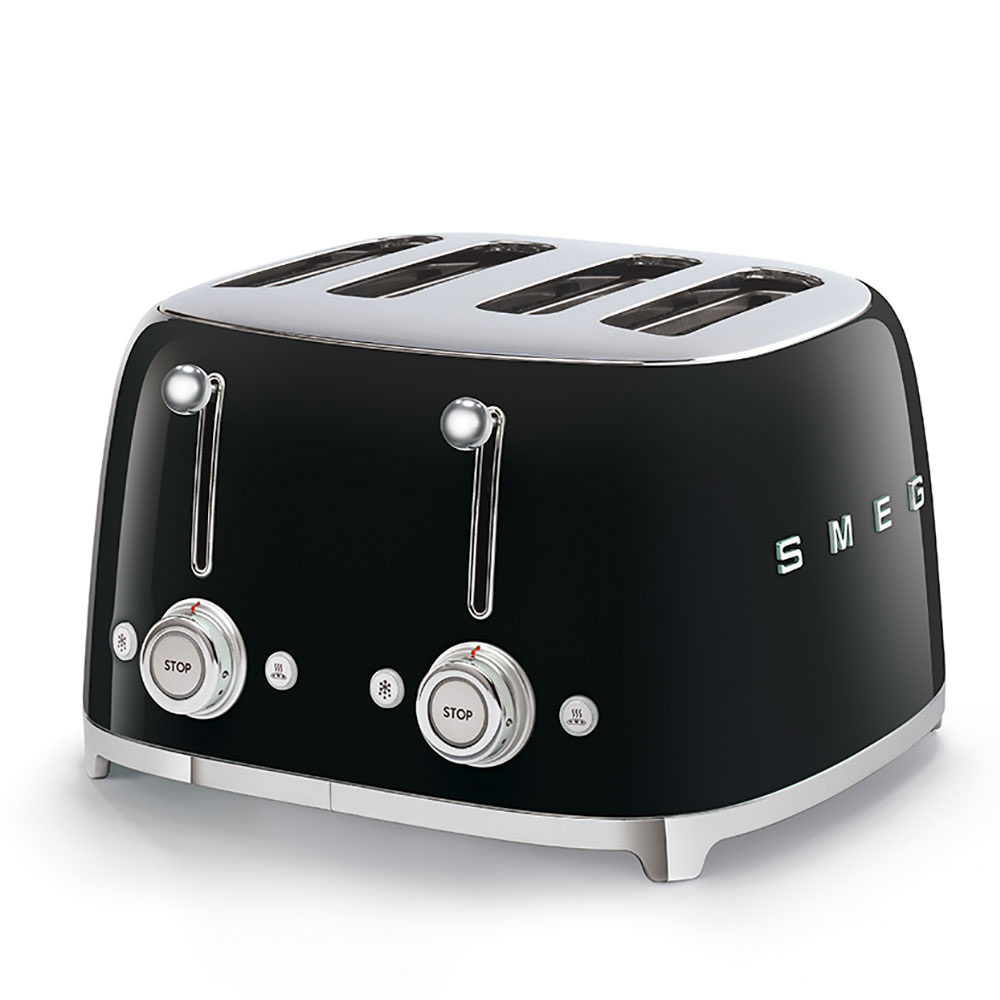 Smeg TSF03BLUK Retro Slice Toaster in Black • Stuart Westmoreland