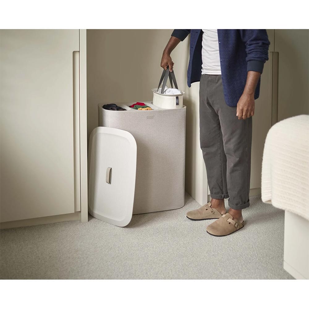 Joseph Joseph Tota Trio 90 Litre Laundry Basket in Ecru 50021