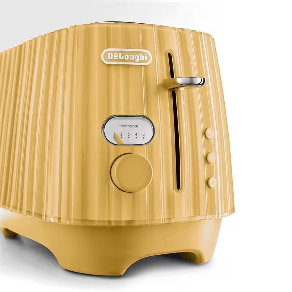 Delonghi CTD2003Y Ballerina 2 Slice Toaster in Yellow