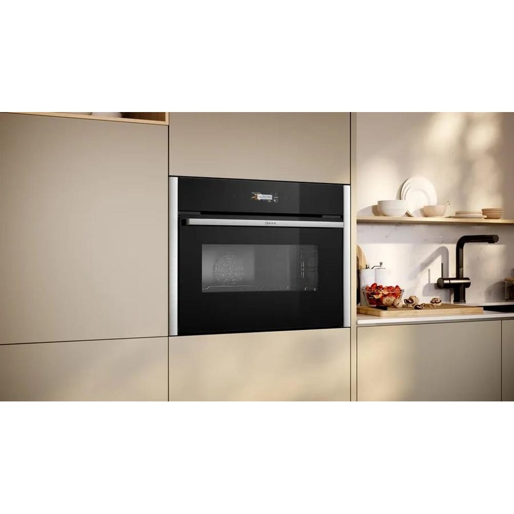 Neff C24MR21N0B N70 Built In Compact Oven Grill Microwave 45cm High