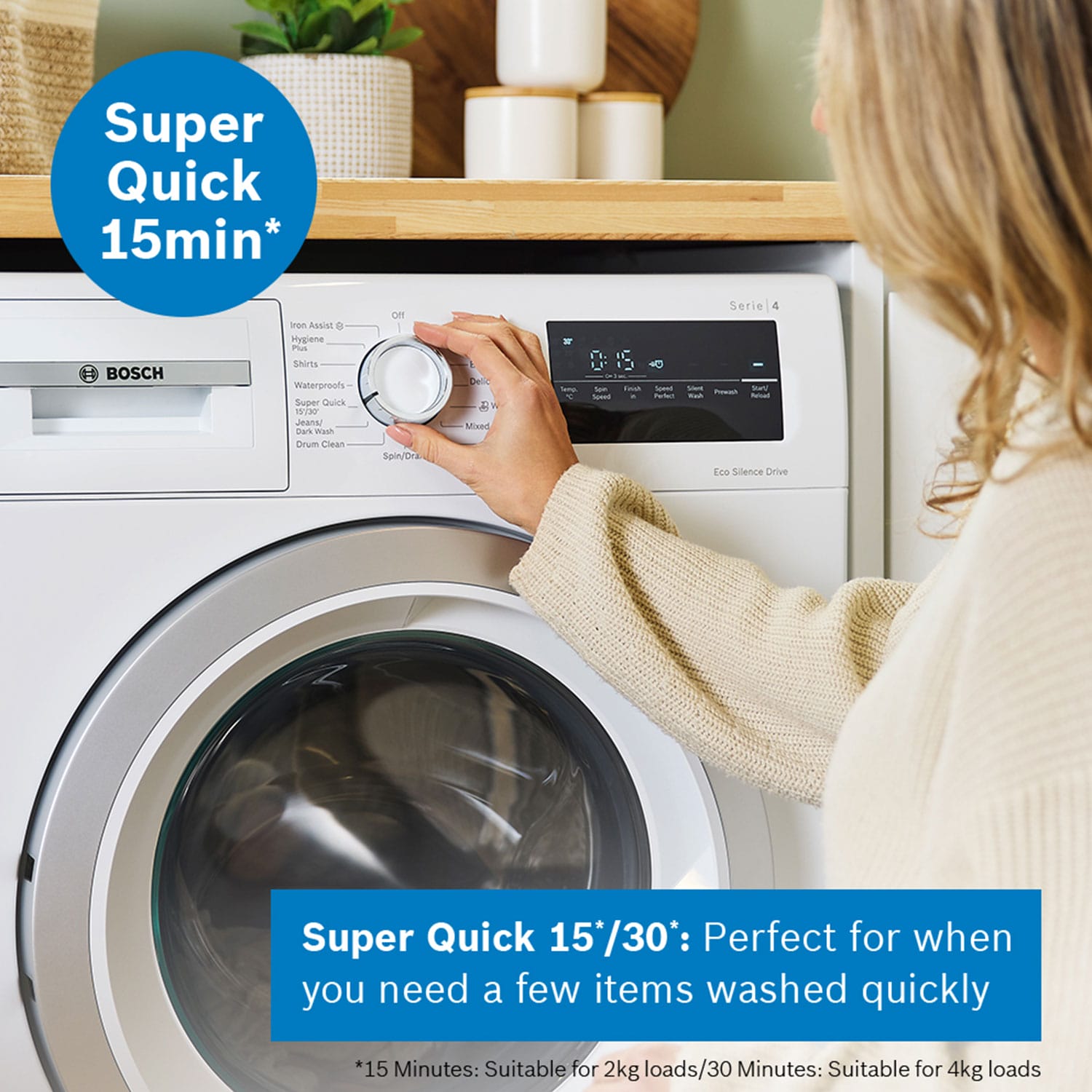 Bosch WAN28259GB 9kg, 1400 Spin, Washing Machine, White