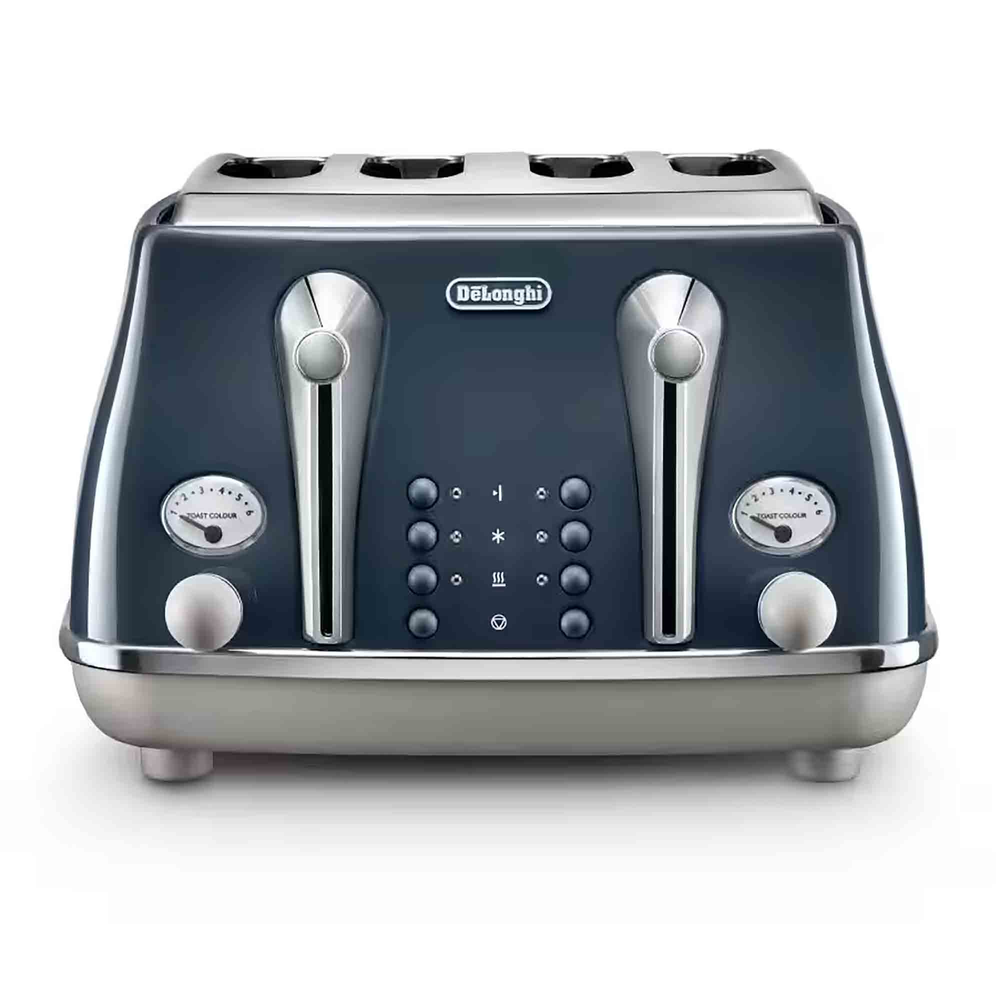 Delonghi CTOC4003BL Blue Slice Toaster: Toast to Perfection